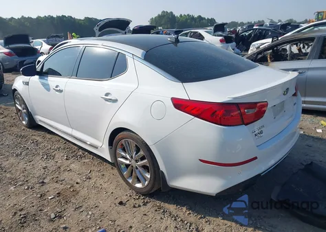 2015 Kia Optima Sxl Turbo z USA, uszkodzony, nr VIN 5XXGR4A65FG375128